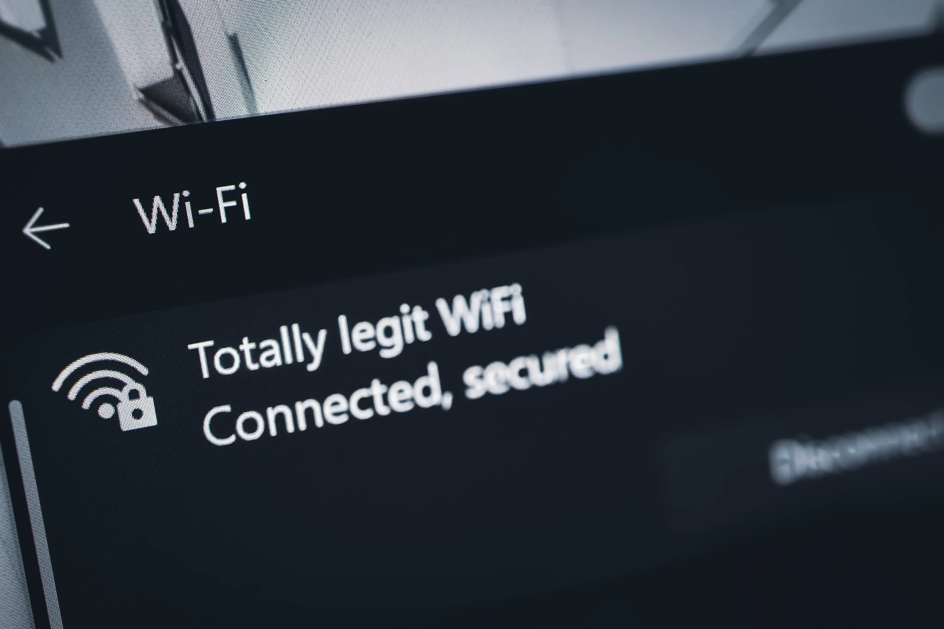 Unsecured WiFi connection leading to ransomware threat